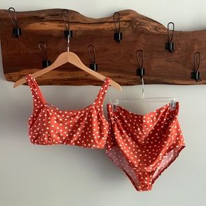 Motherhood Maternity Beach Bump High Waisted Maternity 2-Piece Bikini Set